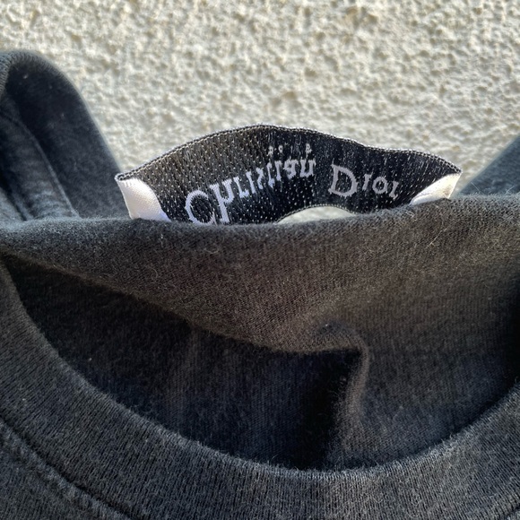 Christian Dior Pink Logo Graphic Shirt Bee Detail Y2K Vintage Dior Tee Galliano - Picture 7 of 9